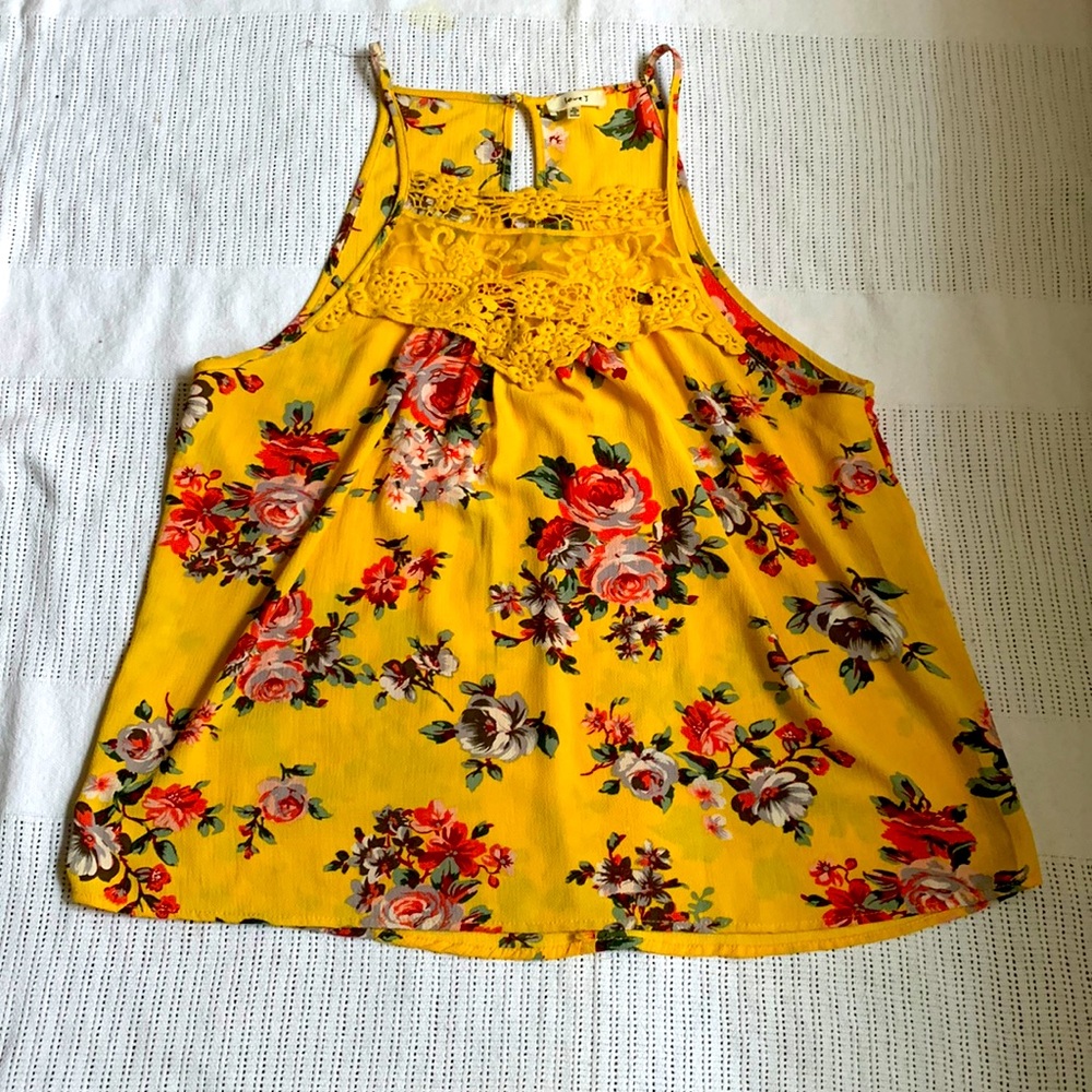 XL Sleeveless Floral Cami Top